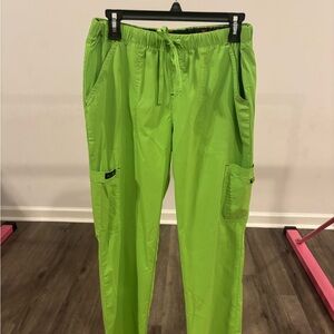 Koi Bright Green Scrub Pants